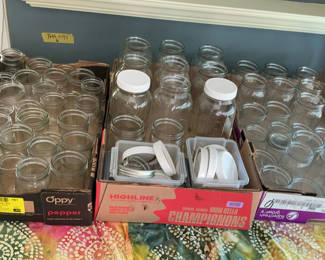 Lot 42: Big Lot Of Canning Jars