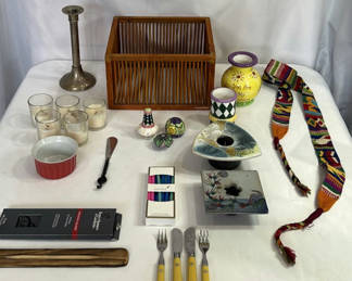 Lot 126: Assorted kitchenware, ceramics, and decorative accessories