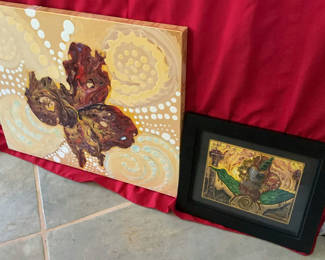 Lot 22: Two More Original Paintings By Kelly Clouse