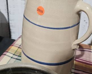 STONEWARE PITCHER JUG