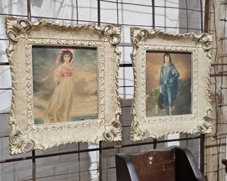 FRAMED PINKY AND BLUE BOY PICTURES