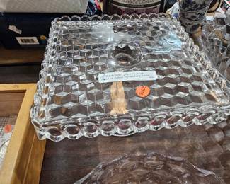 GLASS CAKE STAND