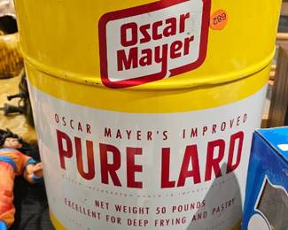 OSCAR MAYER PURE LARD TIN