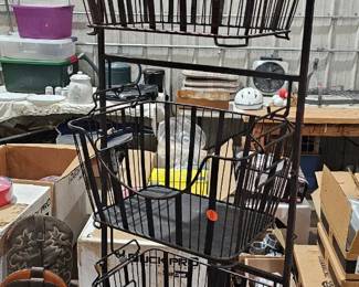 THREE TIER STORAGE BASKETS
