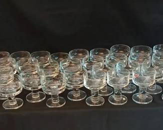 Krosno Thor Goblets Sherbet Glasses