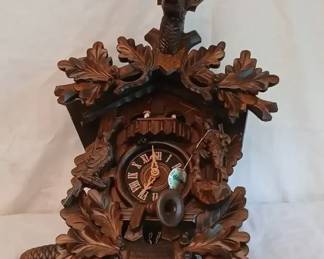 Vintage Musical Cuckoo Clock Switzerland