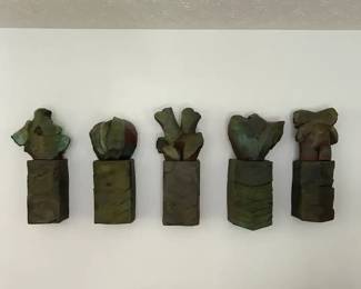  02 Nancy Jurs Visions Pottery Wall Hanging Installation