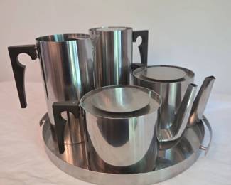 Vintage Stelton CylindaLine Coffee and Tea Service