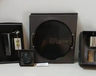 STELTON COCKTAIL MIXING JUG, COASTERS, TRAY