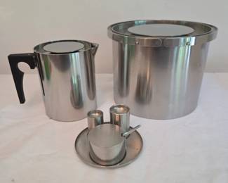 Stelton  Ice Bucket, Pitcher,  Salt, Pepper  Mustard