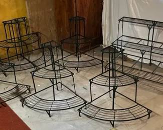 Metal Plant Stand Flower Pot Holder Lot