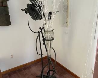 Mark McDermott Local Artist Metal Floor Sculpture