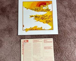 Peter Parnall Ladybugs Numbered Print