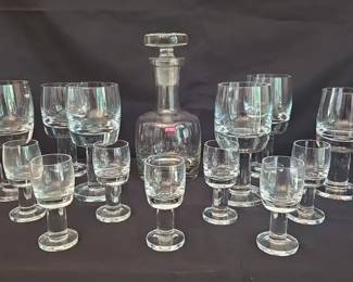 Svend Jensen Thor Glasses,  Decanter