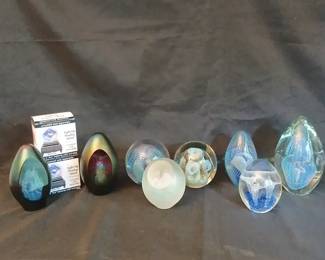 Robert Eickholt Art Glass Paperweights