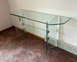 Modernist Style Glass Table