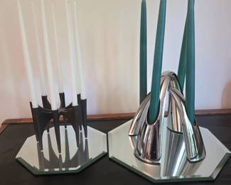 Dansk And Stelton Candle Holders
