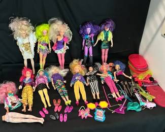 Vintage 80s Hasbro Jem  The Holograms Fashion Dolls