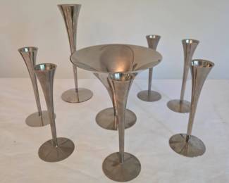 MCM Candle Holders by Arthur Salm in Solingen, Germany