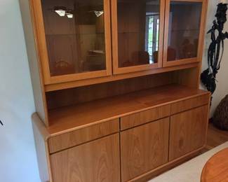 Danish MCM Teak BuffetHutch