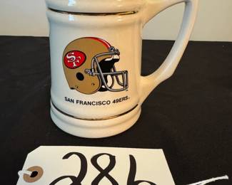 Stein commemorating San Francisco 49ers Super Bowl XXIV championship