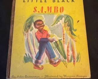 "Little Black Sambo" by Helen Bannerman, First Edition