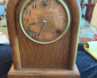 Antique William L. Gilbert beehive mantle clock