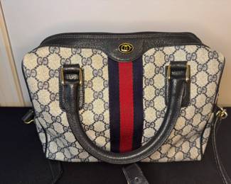 Vintage Gucci 1980s anniversary Collection purse w storage bag