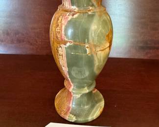 Large alabaster stone vase