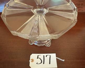 Old Cake Plate Stand, Adams and Co.