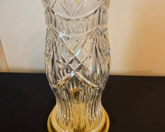 Waterford crystal Thomas Jefferson hurricane lamp