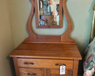 Child's oak wash stand