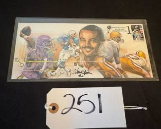 Warren Moon Official Commemorative Cachet (4000 made)