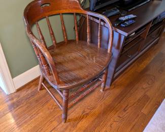 Wooden Captain's Chair