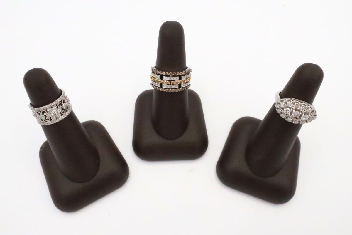 Gold and Diamond Rings