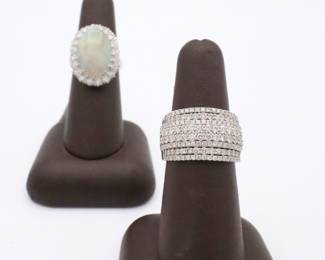 Gold and Diamond Rings