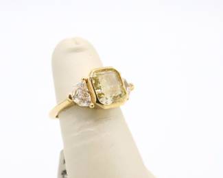 Gold and Diamond Ring