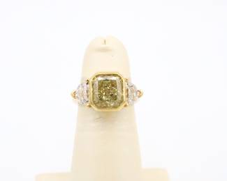 Gold and Diamond Ring