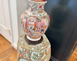 Antique Chinoiserie and Garden Stools