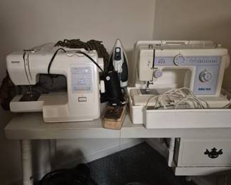 Kenmore and Baby Lock Sewing Machines, White Sewing Table, Desk or Craft Table