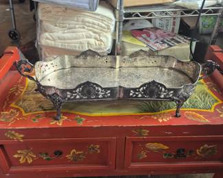 Antique Silvwrplate Tray