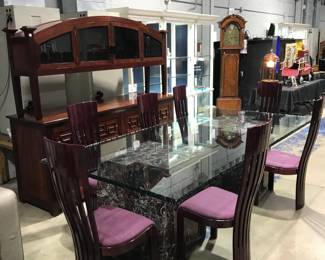 POST MODERN DINING ROOM SET