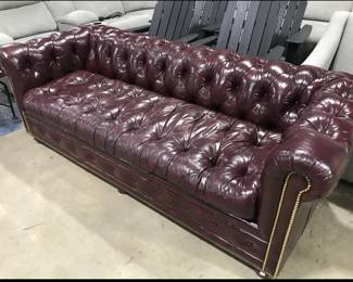 LEATHER CHESTERFIELD SOFA FOR SALE ORLANDO