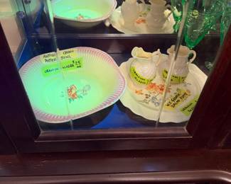 Uranium glazed items