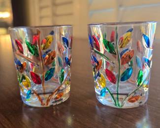 Italian Crystal shot glasses made in Italy