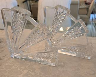 Waterford crystal book ends