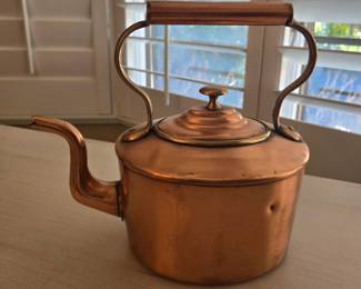 Copper tea pot