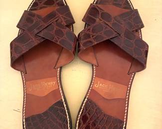 Crocodile sandals from Jack Henry’s