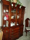 vintage Duncan Phyfe type china hutch