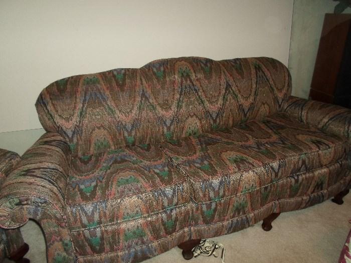 smaller sofa & matching chair